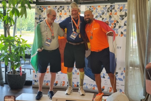 Guld till Salems Golfklubbs medlem på European Transplant Games